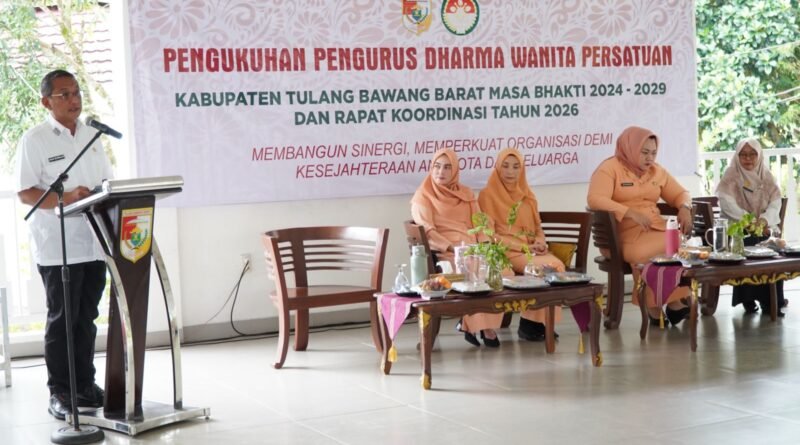 Pengurus DWP Tubaba Masa Bakti 2024–2029 Dikukuhkan, Perkuat Peran sebagai Mitra Strategis Pemerintah