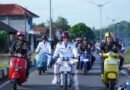 Semarak HUT ke-17, Bupati Tubaba dan Forkopimda Tampil Unik dengan Motor Klasik