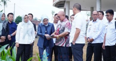 Tinjau Lahan Hibah, Bupati Tubaba Dukung Rencana Pembangunan Sekolah Rakyat Bersama Unila
